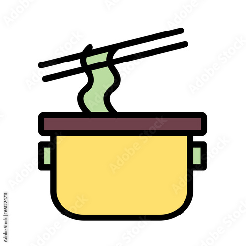 Cuisine Noodle Bowl Icon