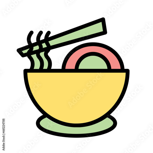 Korean Noodle Bowl Icon