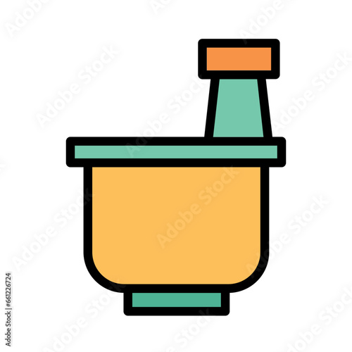 Bowl Herbs Medicine Icon