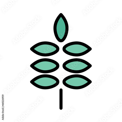 Basil Herbs Vegan Icon