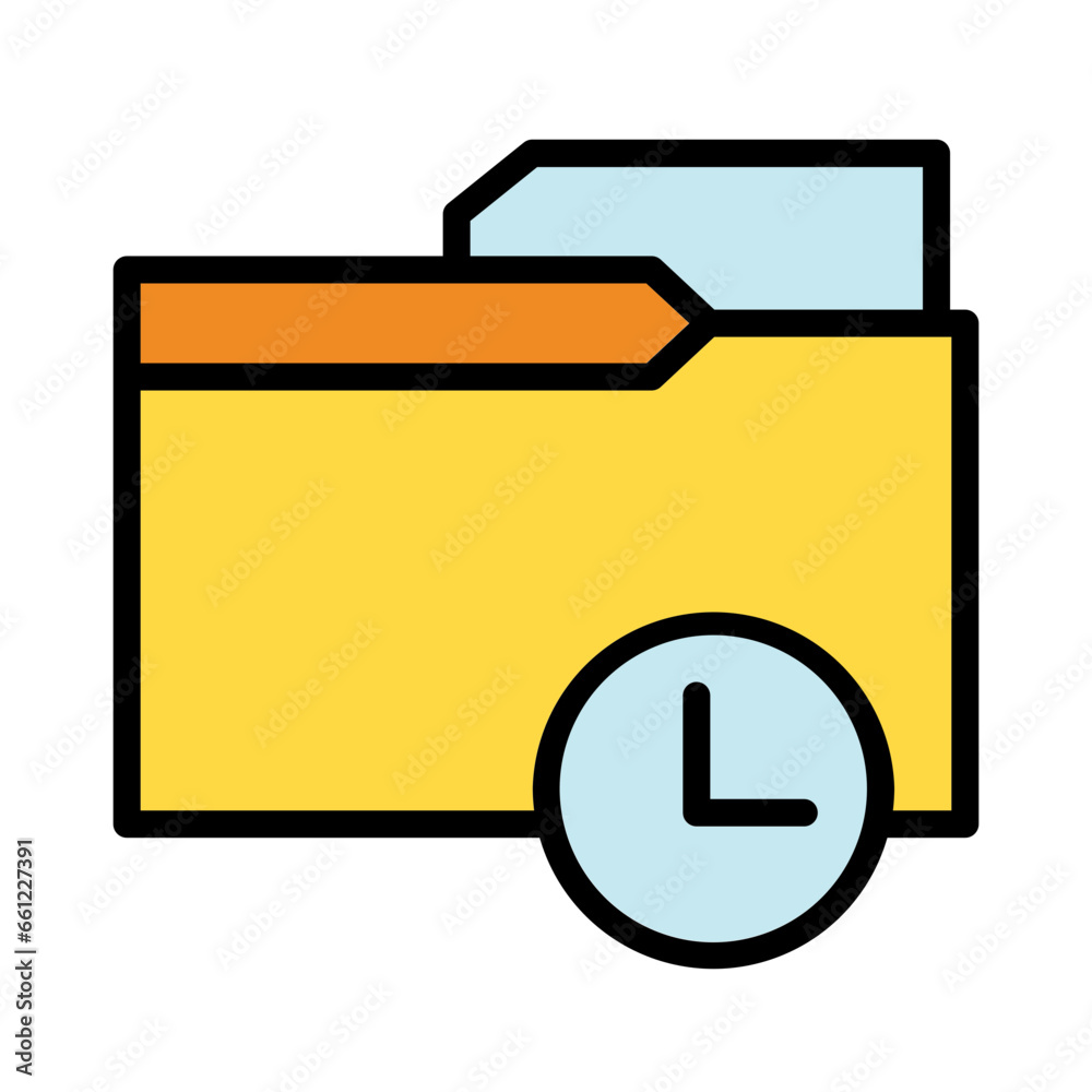 App Folder Time Icon