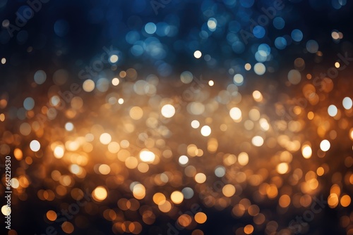 Christmas or New Year's bokeh, festive background photo