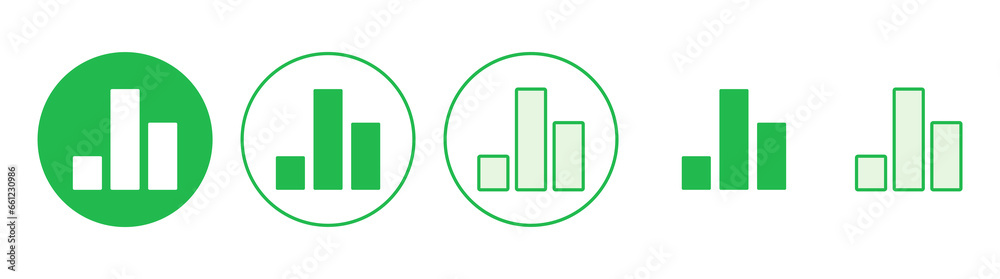 Growing graph Icon set. Chart icon. diagram icon Growing graph Icon set. Chart icon. diagram icon