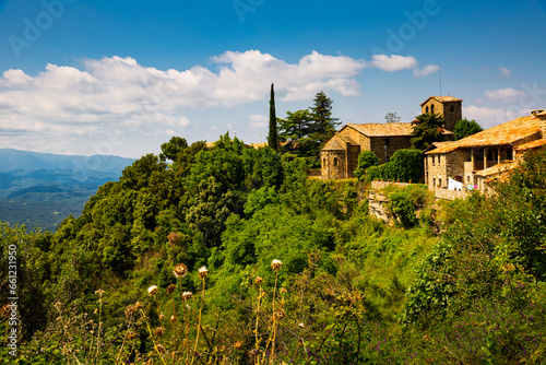 Picturesque rural view of Tavertet municipality, Catalonia, Spain