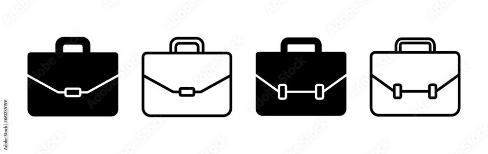 Briefcase icon vector. Portfolio vector icon. suitcase icon Briefcase icon vector. Portfolio vector icon. suitcase icon