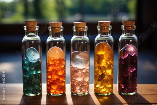 bottles of colors