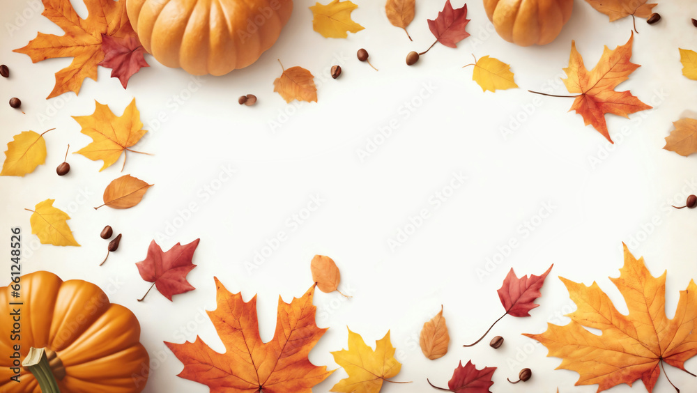 Fototapeta premium Autumn Thanksgiving Background