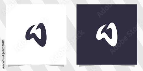 letter w logo design vector