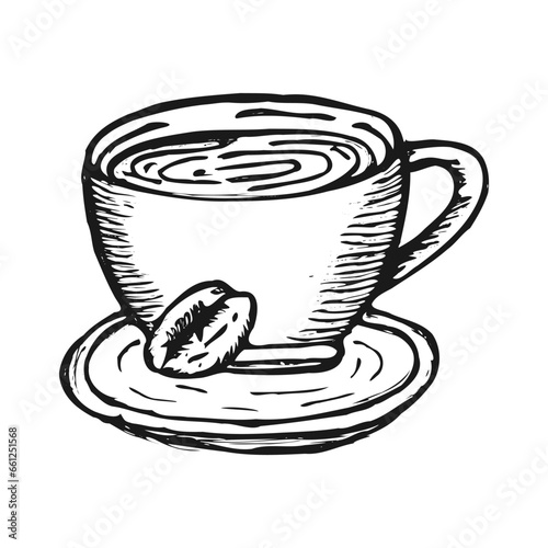Coffee Cup Handdrawn photo