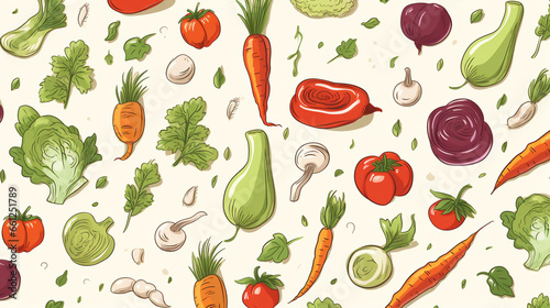 Eat Healthy Vector Vegetables Icons