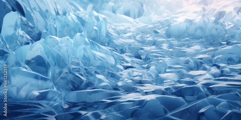 3D rendering of Beautiful original wide format background image in blue tones 3D rendering of Beautiful original wide format background image in blue tones