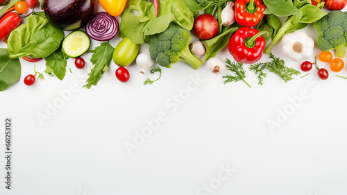 Fantastic Healthy clean eating layout vegetarian food and diet