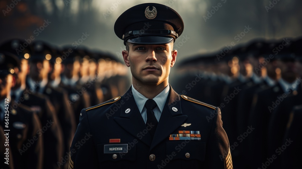 Person parade military army uniform Person parade military army uniform