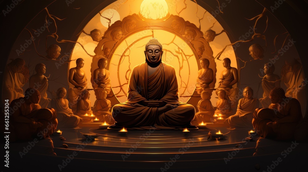 Obraz premium Buddhas countenance