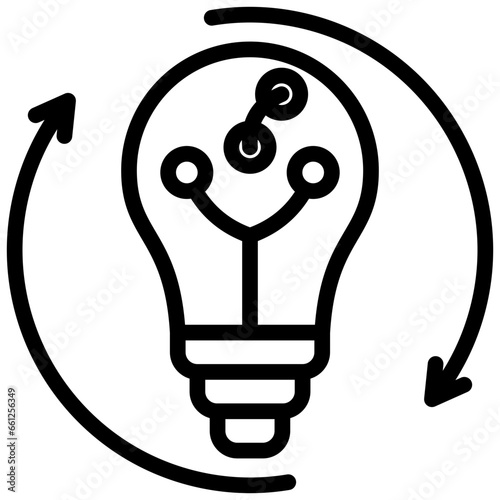 Innovation Culture Outline Icon