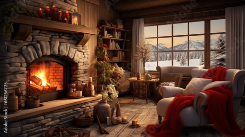 Warm Cozy Winter Evening Retreat at home cabin cottage on cold night
