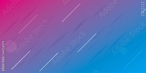 abstract gradient geometric background with blue and pink color