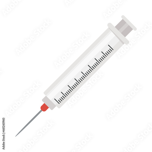 transparent syringe illustration
