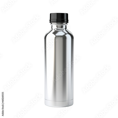 blank Metal Water Bottle isolated on transparent background Remove png, Clipping Path