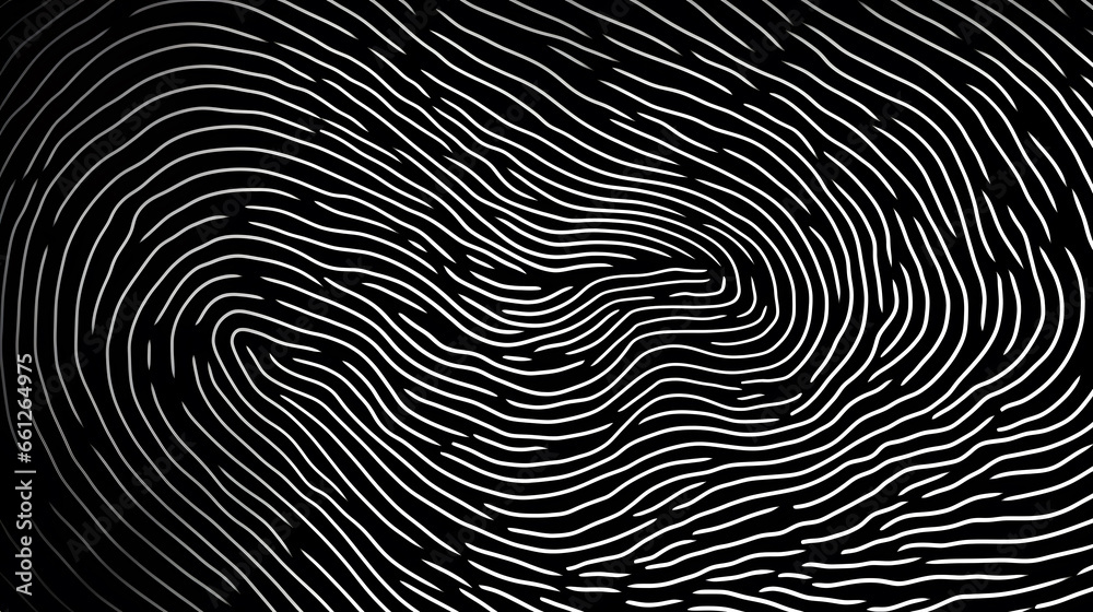 black and white abstract finger swirl texture. finger background