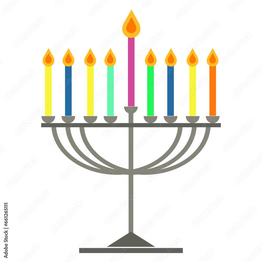 symbolic candlestick at a Jewish festival symbolic candlestick at a Jewish festival