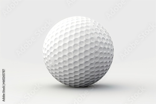 A golf ball isolated on a white background