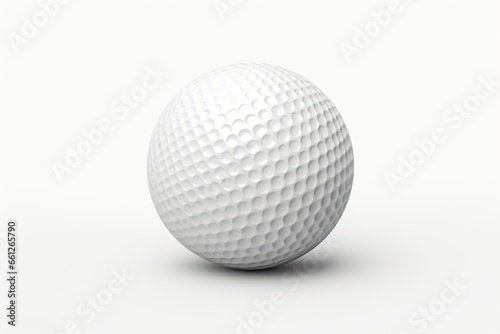 A golf ball isolated on a white background