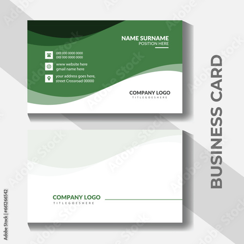 Professional Medical Business Card Template or Medical business card corporate identity design