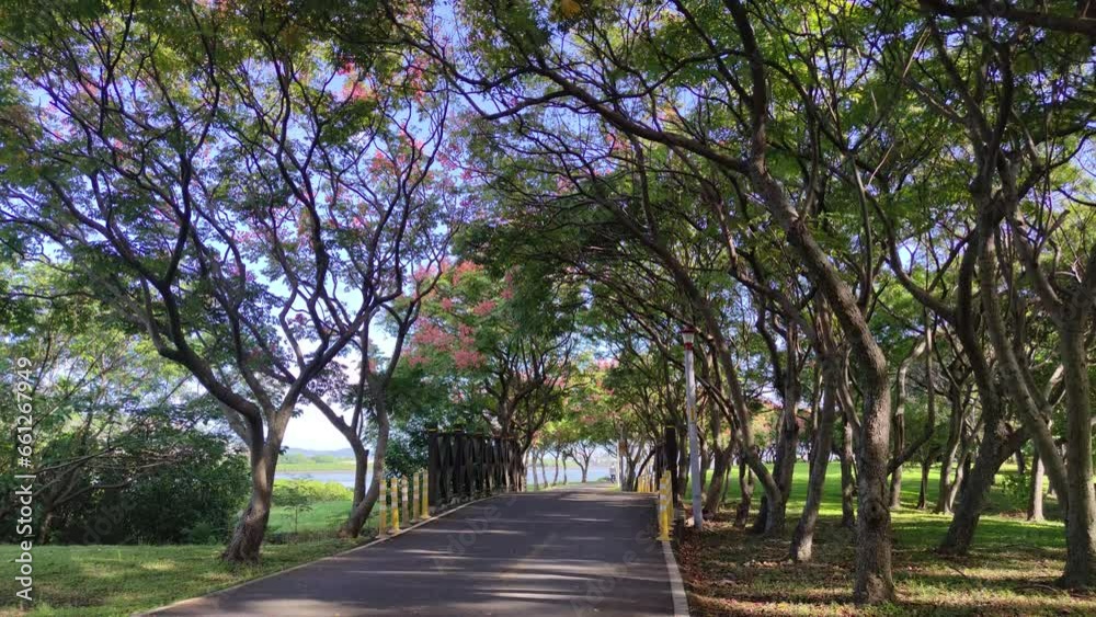 Beautiful scenery of Bali, Tamsui Bike Trail, New Taipei City, Taiwan Beautiful scenery of Bali, Tamsui Bike Trail, New Taipei City, Taiwan