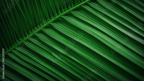 Palm leaf with stripes  abstract background with a green texture  and vintage color.