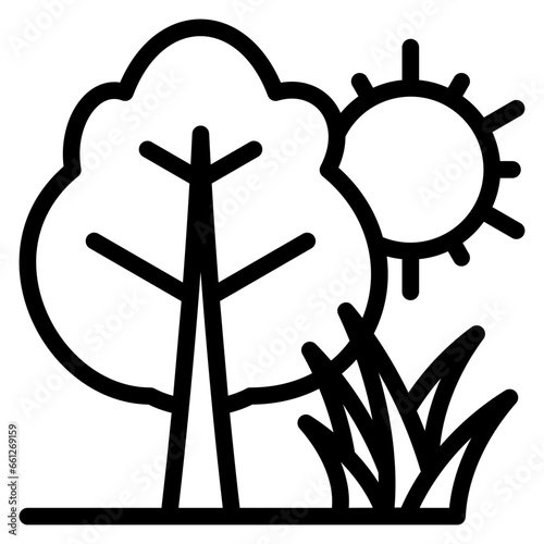 Plant Icon. Included in Ecology Outline Icon Pack. Is a collection of nature-inspired icons, featuring eco-friendly symbols and elements for environmental themes.