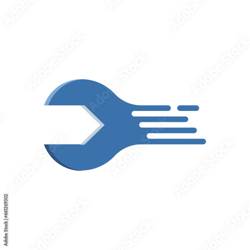 fast mechanic modern logo designs