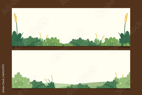 Green Forest Tree Vector Illustration