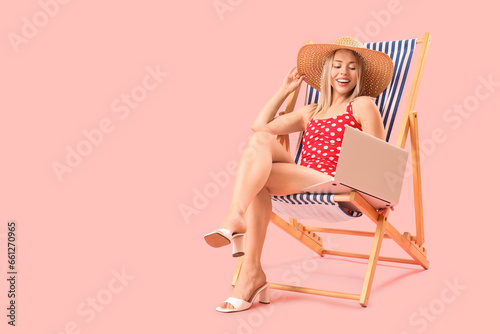 Beautiful young woman with ...