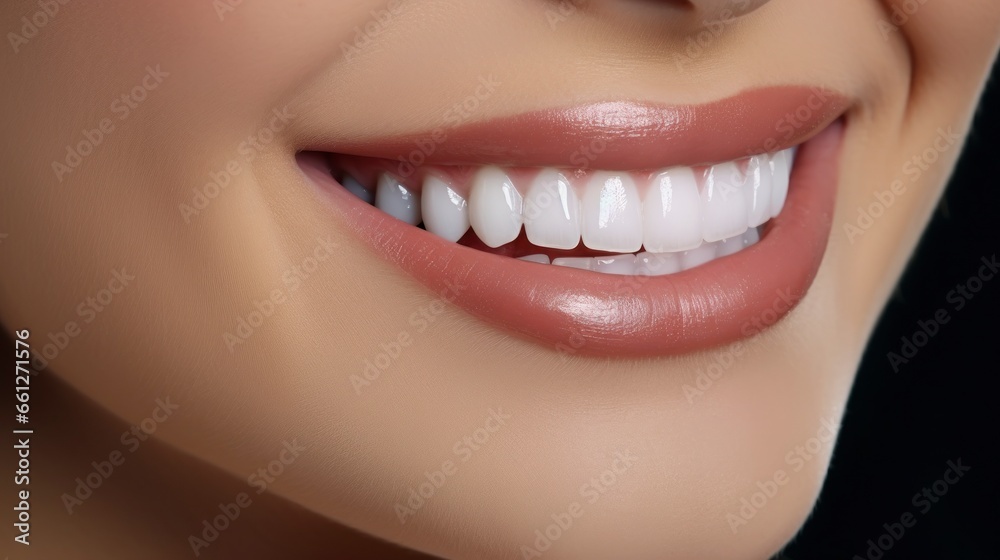 Obraz premium woman smiling with smile design