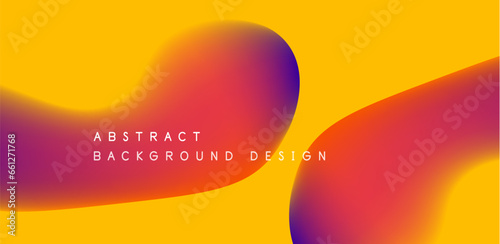Abstract vector backdrop with fluid, geometric elements. Harmonious blend of form and color, evoking dynamic and captivating visual landscape for wallpaper, banner, background, landing page