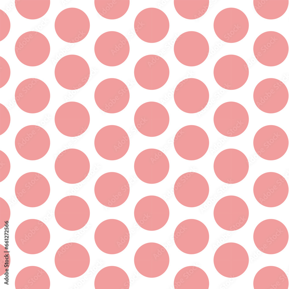 abstract seamless pink circle dot pattern.