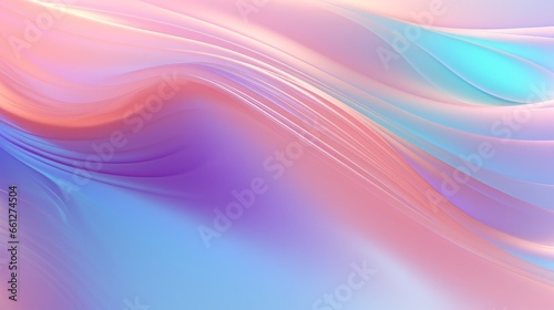 Iridescent Waves of Abstract Silk Background or Webpage