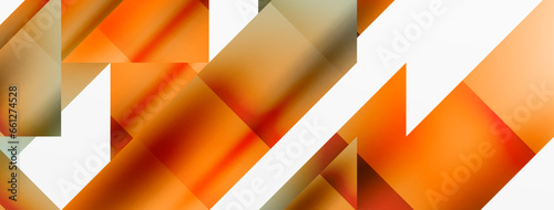 Vivid abstraction unfolds. Triangles in seamless harmony, composing dynamic geometric backdrop. Interplay of angles and hues forms captivating tapestry, evoking modernity and artistic allure