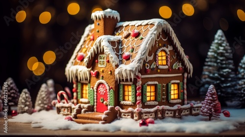 Christmas Gingerbread House Professional Photo © Cloudspit
