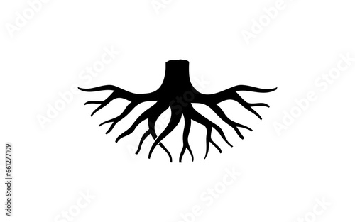 Illustration vector graphic of abstract life root on white background logo design template