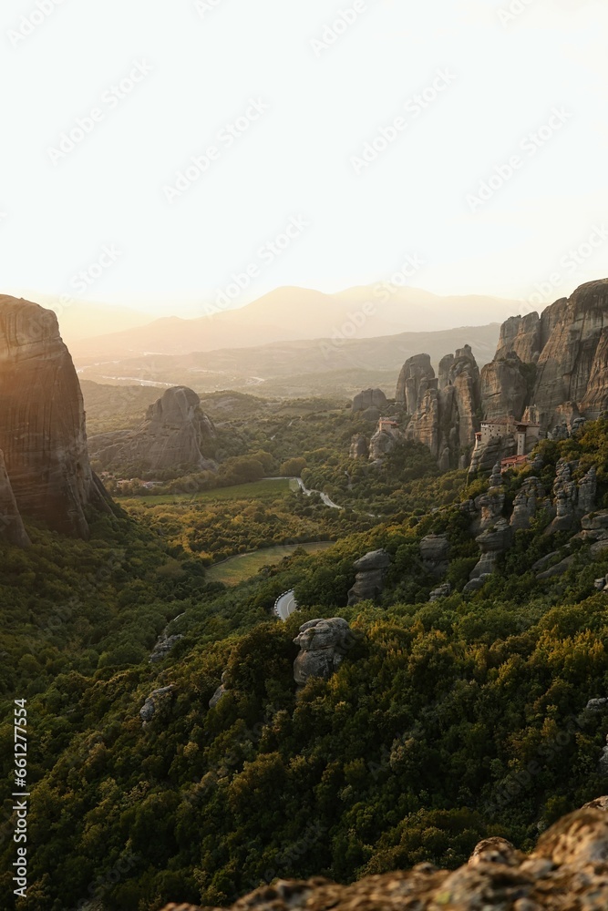 Fototapeta premium landscape in the morning