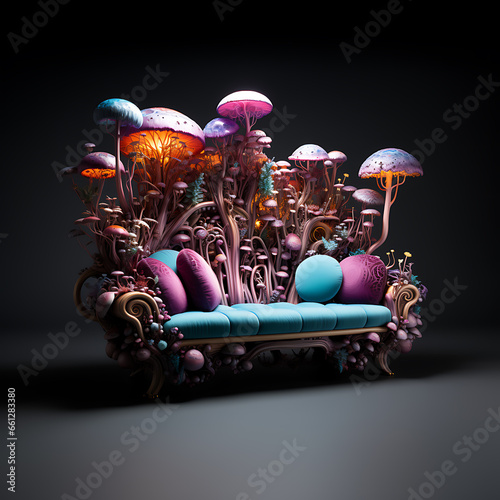 Surreal fantasy sofa
Gerative AI