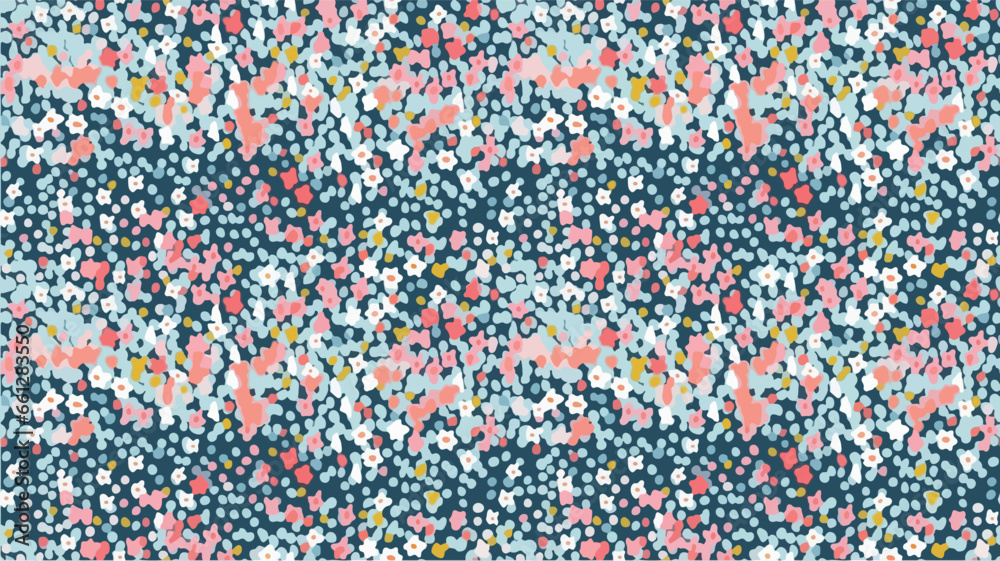 pattern with dots for fabric texture, summer dress pattern