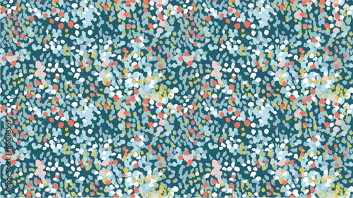 pattern with dots for fabric texture, summer dress pattern