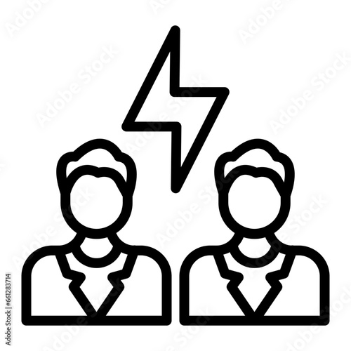 Conflict Icon Design