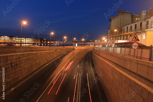 night view of the city