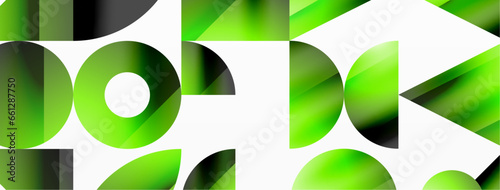 Geometric minimalism with triangles and circles. Blend of basic shapes creating serene, visually pleasing compositions. Wallpaper, banner, background, landing page, wall art, invitation, prints