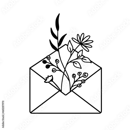 Photos Floral envelope, Floral envelope Wildflowers