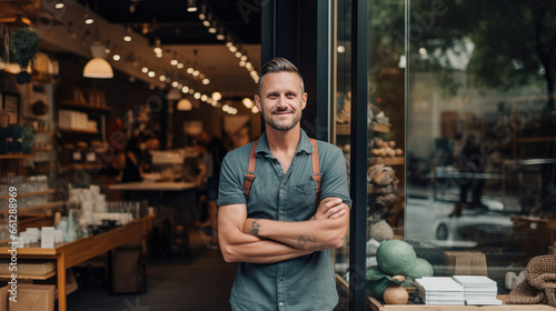 Owner of coffe shop Generative Ai